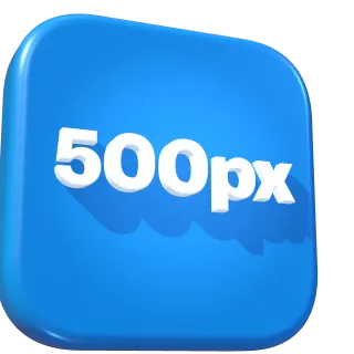 500px logo