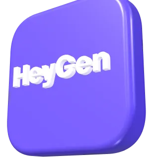 شعار اشتراك HeyGen لإنشاء فيديوهات AI
