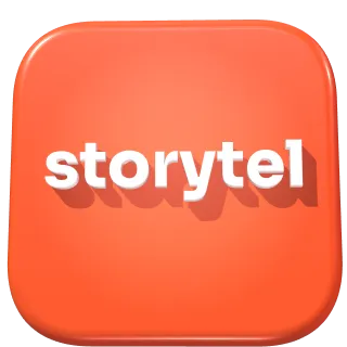 شعار اشتراك Storytel للكتب الصوتية